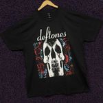 Deftones Self-Titled Album Blue & Red Roses Band T-Shirt XL Photo 1