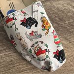 Toms  Belmont Holiday Christmas Cats Shoes Women’s 6.5 Light Gray Lightweight Photo 7