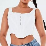 Missguided NWT  black crepe corset top us 0 uk 4 Photo 0