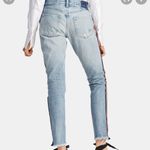 Polo  Ralph Lauren The Avery Side Tape Stripe Frayed Hem Boyfriend Jeans size 27 Photo 7