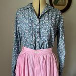 Liz Claiborne VINTAGE 1990s floral denim button down - Photo 2