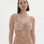Simone Perele Delice Embroidered Underwire Bra Sand Nude Full Cup 34F MX 75 EUR Size undefined Photo 11