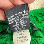 MODA International 100% Cotton Green Eyelet Lined Tank Mini Dress Size M Size M Photo 4