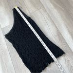 Garage Lace Tank Top One Shoulder Sheer Black (small) y2k whimsygoth witchy lace Photo 5