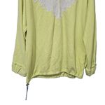 Free People Isla Quarter Zip Sweatshirt Womens Size XS Oversized Lace Yoke Boho Photo 5