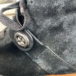 Coach Black City Hiker G1354 Platform Lace Up Suede Shearling Ankle Boots 10 Photo 9