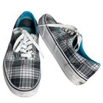 Vans Plaid Skate Sneakers Skater Shoes Black White Plaid Womens Size 9 Mens 7.5 Photo 7