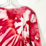 Croft & Barrow XL Top Handmade Tie Dye Hot Pink Spiral Cotton Boho Artsy 440 Photo 7