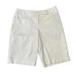 Loft Ann Taylor  white bermuda shorts Photo 0