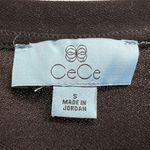 CeCe : Black Mesh Bubble Sleeve Swiss Dot Blouse Photo 2