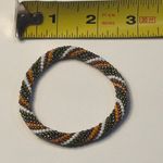 Sashka Bracelet Handmade Boho Chic Crochet Beaded Roll Photo 2