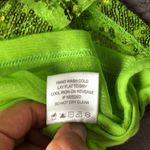 Charlotte Russe Neon Green with Sequin Tank Top XS Photo 9