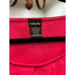 Rafaella  Ruffle Tank Top Sleeveless Hot Pink Casual Blouse Size‎ S Photo 1