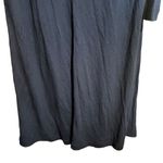 J.Jill  Maxi Dress Womens Medium Black Solid Scoop Neck Stretch Long Photo 3