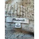 Madewell  Wool Blend Donegal Button Sleeve Short Sweater Size Large Photo 5