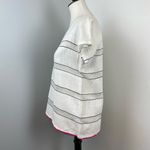 Lemlem  Nautical Shora Striped Short Sleeve Lagenlook Womens Top Small Handmade Photo 5