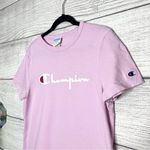 Champion Barbie Pink  Logo Classic Casual T-Shirt Women’s Tee Size Medium Photo 2