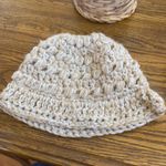 Crocheted bucket hat White Photo 3
