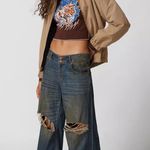 Urban Outfitters Flaming Tiger Long Sleeve Tee NWT Size M Photo 2