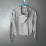 Forever 21 Women’s Cropped Hoodie Small Gray Graphic London LA New York Tokyo Photo 1