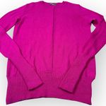 Vince Women’s Cashmere Sweater – Magenta Crew Neck Pullover Size XXS Photo 2