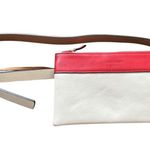 Calvin Klein  leather fanny pack white and red waist bag/belt bag​ Photo 1