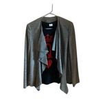 gray open waterfall blazer Size L Photo 7