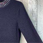 Calvin Klein  Size Small Embellished Mirror Tiles 3/4 Bell Sleeve Sweater Dress Photo 5