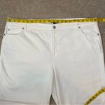 Eileen Fisher  Organic Cotton‎ Denim Wide Leg Jeans White 2X Photo 7