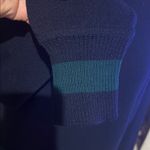 Brooks Brothers  100% wool navy block striped long sleeve dress size S  pocket Photo 4