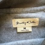 Brooklyn Cloth  Camo Cropped Sweatshirt Medium Green Sweater Top Photo 3