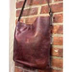 Timberland  Small Classic Leather Bucket Bag Brown Burgundy Photo 6