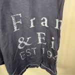 Frank & Eileen Logo T-Shirt Size Small Vneck Classic Fit Gray Summer Travel Wear Photo 3