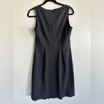 Theory  Risbana New Stretch Wool Sheath Dress Black size 6 Photo 12