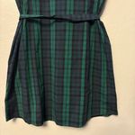 Tommy Hilfiger  green, blue black tartan plaid ruffled belt dress size XXL NEW Photo 15