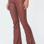 Edikted Leather Flare Jeans Photo 5