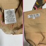 Trina Turk  Flamingo Secret Silk Linen Blend Butterfly Dress Size 2 Photo 9