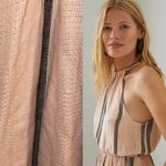 Anthropologie NWT $170 x Cloth & Stone Maize Halter Pullover Maxi Dress L Photo 3