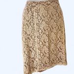 Edge Elegant Lace Cream Skirt  L Photo 1