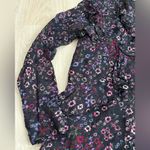 Reiss  Faiza India Ruffle Pintuck Blouse in Fall Winter Floral Print | US 4 Photo 4