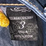 Shicas Jeans gold sequined double button jean shorts Blue Size undefined Photo 9