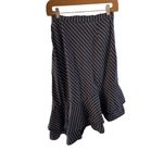 Joie  Cotton Striped Yenene Asymmetrical Skirt size 0 Photo 7