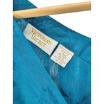 Victoria's Secret Vintage Gold Label Satin Button Up Sleep Dress Shirt S/M Photo 2