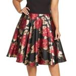 Chi Chi London Curve Rosalin Metallic Floral Off-the-Shoulder Dress 14 NWT Photo 0