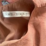 Saints + Secrets  short ruffle orange dress Photo 3