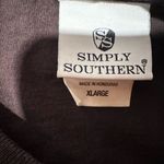 Simply Southern XL  Womens Breast Cancer Fight Like A Girl Glitter Pink Pig Photo 1