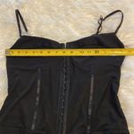 Free People Bodysuit size L color black adjustable stripes please see all photos Photo 12