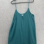 Lucy Love  Women's Dress Trapeze Solid Aqua Sleeveless Shift Scoop Neck Medium Photo 0