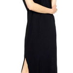 C&C California  Dress Womens Extra Small Black Short Sleeve Scoop Neck‎ Tee Maxi Photo 0