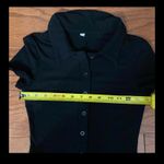 SheIn shortsleeved black ribbed Romper - size small NWNT Photo 4